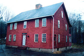 Frary Talcott House, 1788, this Connecticut Valley dwelling is dismantled.