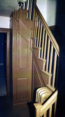 Back stair detail, Federal period