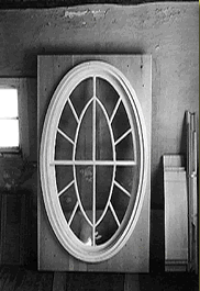 A unique 1816 "double-hung" oval sash design, reproduced by Wm. Gould.
